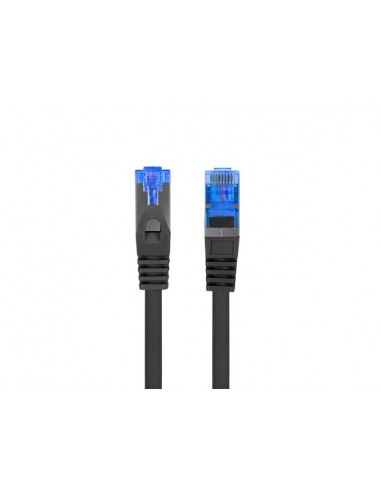 Lanberg PCF6A-10CC-0200-BK cable de red Negro 2 m Cat6a S FTP (S-STP)