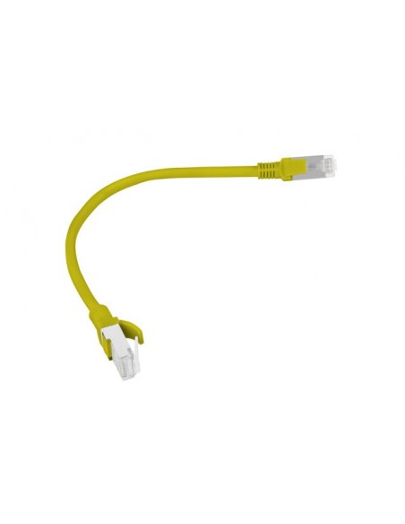 Lanberg PCU6-10CC-0025-Y cable de red Amarillo 0,25 m Cat6 U UTP (UTP)