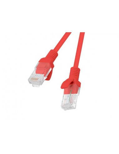 Lanberg PCU6-10CC-0100-R cable de red Rojo 1 m Cat6 U UTP (UTP)