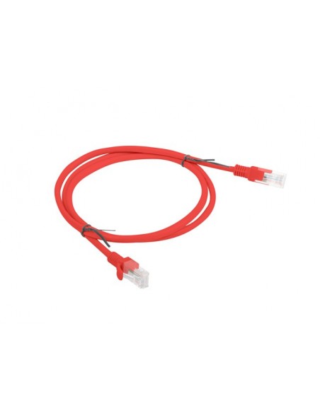 Lanberg PCU6-10CC-0100-R cable de red Rojo 1 m Cat6 U UTP (UTP)