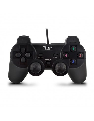 Ewent Play Negro USB 2.0 Gamepad Analógico Digital PC