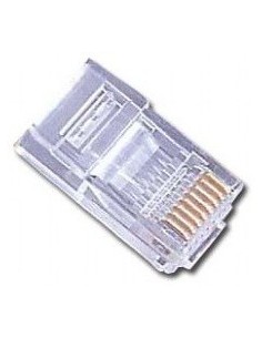 Gembird PLUG3UP6 50 conector RJ-45 Transparente