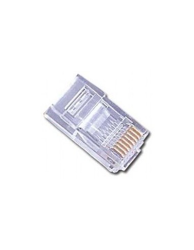 Gembird PLUG3UP6 50 conector RJ-45 Transparente