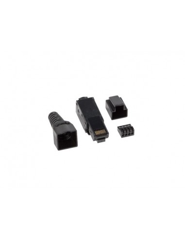 Lanberg PLU-6000TL conector RJ-45 Negro