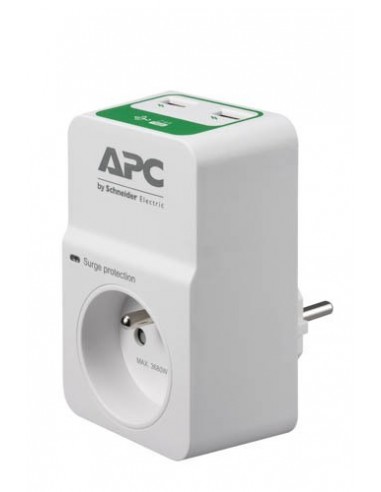 APC PM1WU2-FR limitador de tensión Blanco 1 salidas AC 230 V