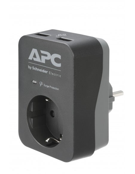 APC PME1WU2B-GR limitador de tensión Negro, Gris 1 salidas AC 230 V