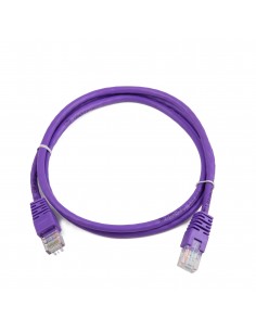 Gembird RJ45 RJ45 Cat5e 1m cable de red Púrpura U UTP (UTP) 2