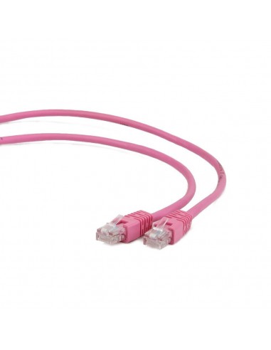 Gembird RJ45 RJ45 Cat5e 3m cable de red Rosa U UTP (UTP)