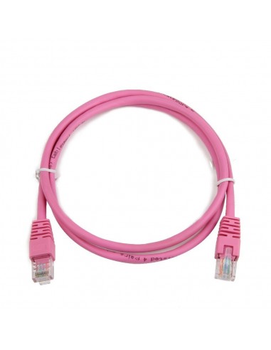 Gembird RJ45 RJ45 Cat5e 3m cable de red Rosa U UTP (UTP)