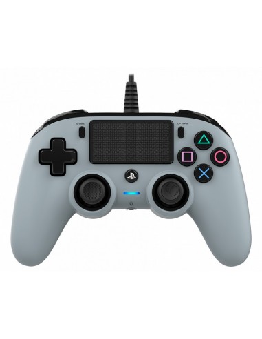 NACON PS4OFCPADGREY mando y volante Gris USB Gamepad Analógico Digital PC, PlayStation 4