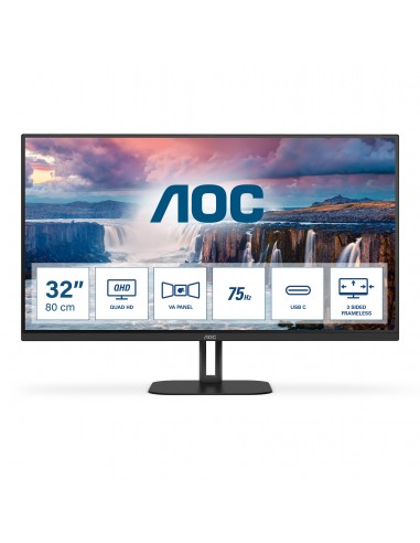 AOC V5 Q32V5CE pantalla para PC 80 cm (31.5") 2560 x 1440 Pixeles Quad HD LED Negro