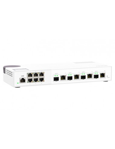 QNAP QSW-M2106-4C switch Gestionado L2 2.5G Ethernet (100 1000 2500) Blanco