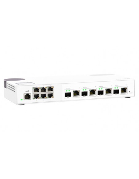 QNAP QSW-M2106-4C switch Gestionado L2 2.5G Ethernet (100 1000 2500) Blanco