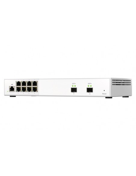 QNAP QSW-M2108-2S switch Gestionado L2 2.5G Ethernet (100 1000 2500) Gris