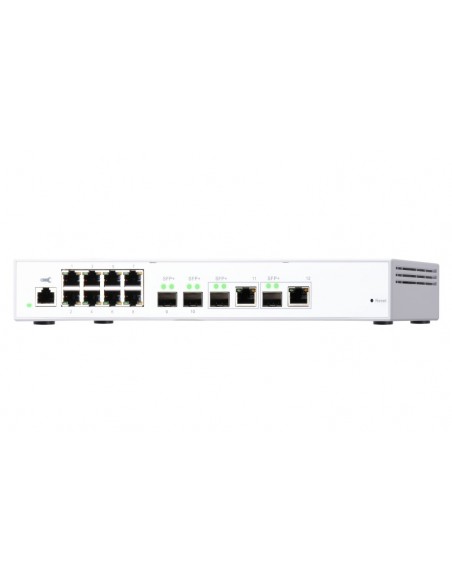 QNAP QSW-M408-2C switch Gestionado L2 10G Ethernet (100 1000 10000) Blanco