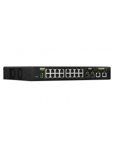 QNAP QSW-M2116P-2T2S switch Gestionado L2 2.5G Ethernet Energía sobre Ethernet (PoE) Negro 2