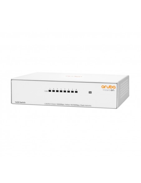 Aruba Instant On 1430 8G No administrado L2 Gigabit Ethernet (10 100 1000) Blanco