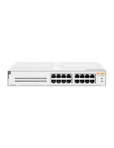 Aruba Instant On 1430 16G Class4 PoE 124W No administrado L2 Gigabit Ethernet (10 100 1000) Energía sobre Ethernet (PoE) 1U