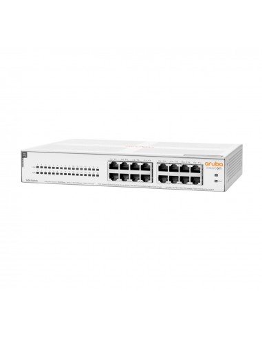 Aruba Instant On 1430 16G Class4 PoE 124W No administrado L2 Gigabit Ethernet (10 100 1000) Energía sobre Ethernet (PoE) 1U