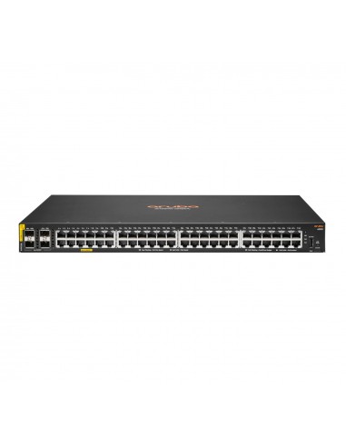 HPE Aruba Networking CX 6000 48G Class4 PoE 4SFP 740W Gestionado L3 Gigabit Ethernet (10 100 1000) Energía sobre Ethernet (PoE)