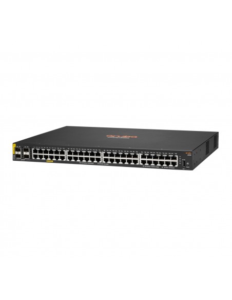 HPE Aruba Networking CX 6000 48G Class4 PoE 4SFP 740W Gestionado L3 Gigabit Ethernet (10 100 1000) Energía sobre Ethernet (PoE)
