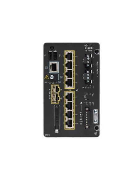 Cisco Catalyst IE3400 Gestionado L2 Gigabit Ethernet (10 100 1000) Negro