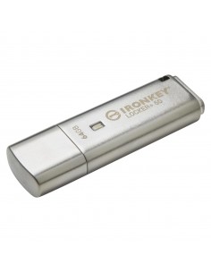 Kingston Technology IronKey Locker+ 50 unidad flash USB 64 GB USB tipo A 3.2 Gen 1 (3.1 Gen 1) Plata 2