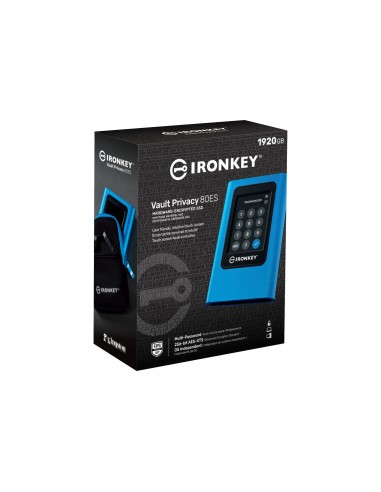 Kingston Technology IronKey Vault Privacy 80 1,92 TB Azul