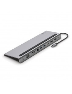 Belkin INC004BTSGY base para portátil y replicador de puertos Alámbrico USB 3.2 Gen 1 (3.1 Gen 1) Type-C Negro, Gris