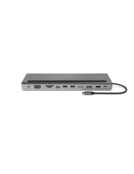 Belkin INC004BTSGY base para portátil y replicador de puertos Alámbrico USB 3.2 Gen 1 (3.1 Gen 1) Type-C Negro, Gris