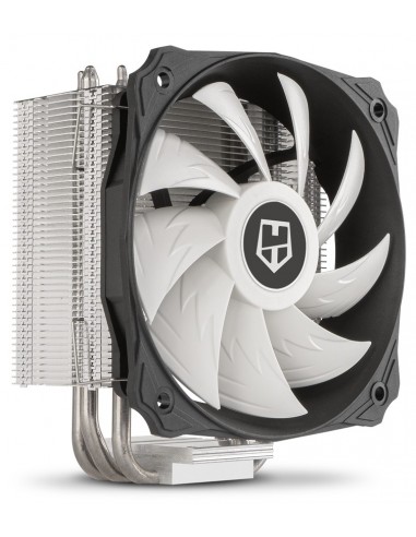 NOX H-212 Procesador Enfriador 12 cm Aluminio, Negro, Blanco 1 pieza(s)