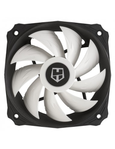 NOX H-212 Procesador Enfriador 12 cm Aluminio, Negro, Blanco 1 pieza(s)
