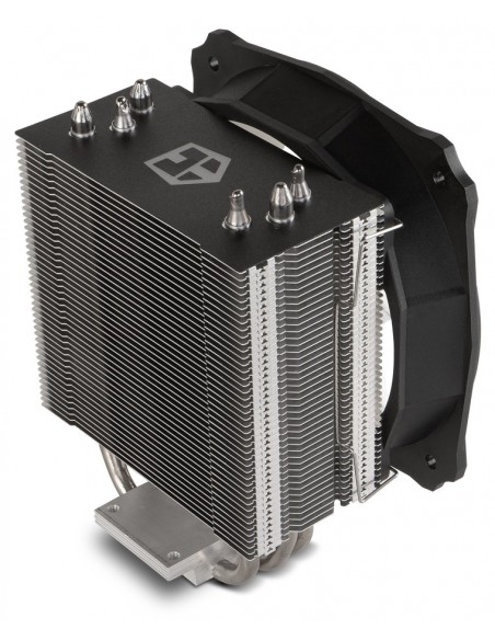 NOX H-212 Procesador Enfriador 12 cm Aluminio, Negro, Blanco 1 pieza(s)