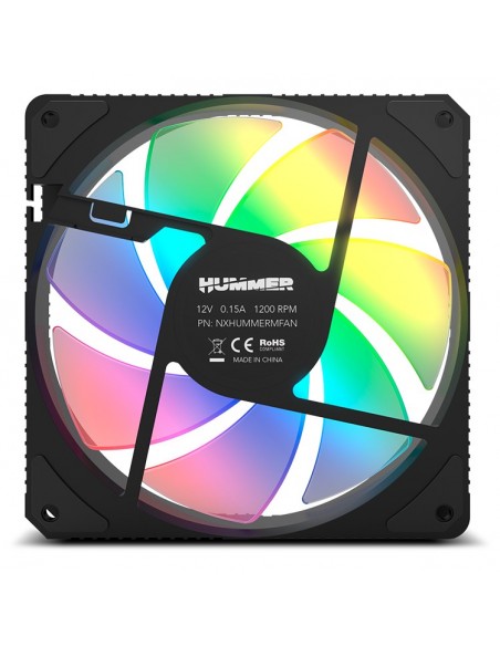 NOX M-FAN Carcasa del ordenador Ventilador 12 cm Translúcido 1 pieza(s)