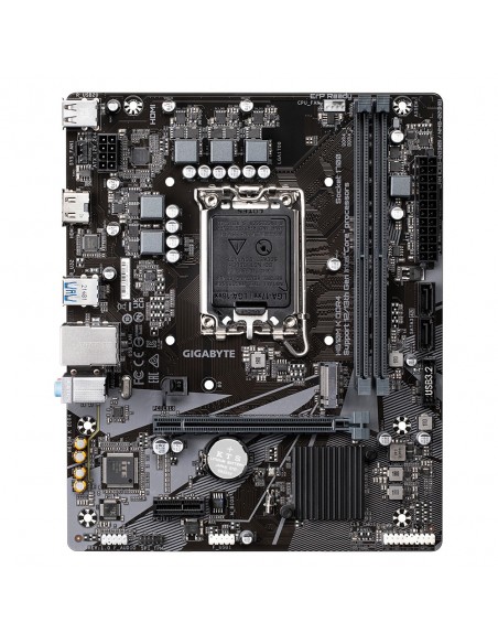Gigabyte H610M K DDR4 1.0 placa base Intel H610 Express LGA 1700 micro ATX Gigabyte H610M K DDR4 1.0 placa base Intel H610 Express LGA 1700 micro ATX