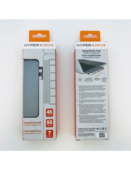 HYPER HD28C USB 3.2 Gen 1 (3.1 Gen 1) Type-C Gris