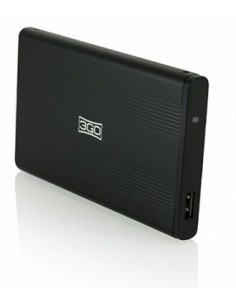 3GO HDD25BK12 caja para disco duro externo Negro 2.5" USB con suministro de corriente
