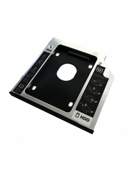 3GO HDDCADDY95 accesorio para portatil Adaptador de disco duro   unidad de estado sólido para ordenador portátil