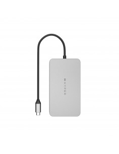 HYPER HDM1H base para portátil y replicador de puertos USB 3.2 Gen 1 (3.1 Gen 1) Type-C Acero inoxidable 2
