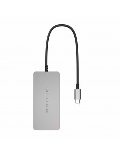 HYPER HDMB2 hub de interfaz USB 3.2 Gen 1 (3.1 Gen 1) Type-C 5000 Mbit s Acero inoxidable 2