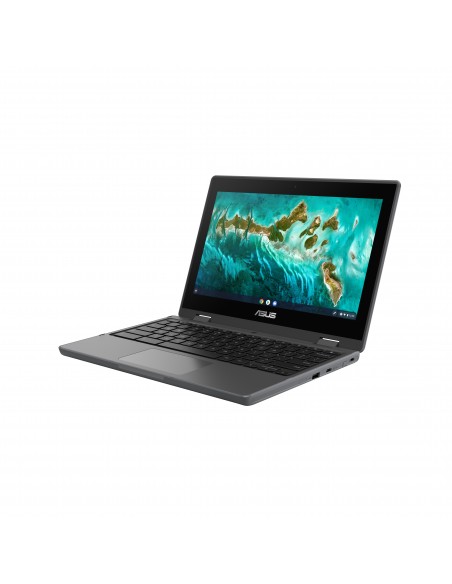 ASUS Chromebook Flip CR1 CR1100FKA-BP0271 - Portátil 11.6" HD (Celeron N4500, 4GB RAM, 32GB eMMC, UHD Graphics, Chrome OS) Gris