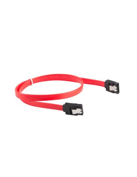 Lanberg CA-SASA-14CU-0050-R cable de SATA 0,5 m SATA 7-pin Rojo