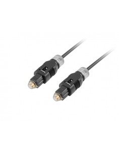 Lanberg CA-TOSL-10CC-0020-BK cable de fibra optica 2 m TOSLINK Negro 2