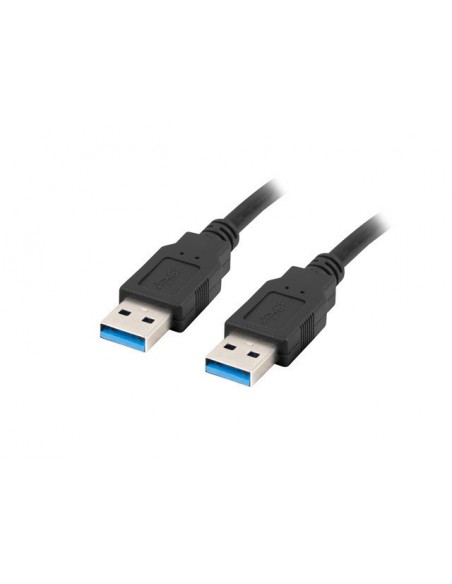 Lanberg CA-USBA-30CU-0005-BK cable USB 0,5 m USB 3.2 Gen 1 (3.1 Gen 1) Negro