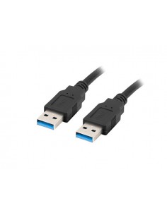 Lanberg CA-USBA-30CU-0010-BK cable USB 1 m USB 3.2 Gen 1 (3.1 Gen 1) Negro
