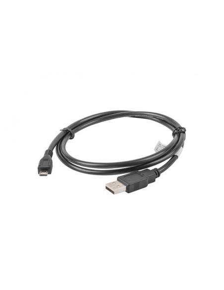 Lanberg CA-USBM-10CC-0010-BK cable USB 1 m USB 2.0 Micro-USB B USB A Negro