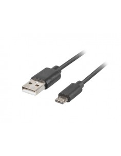 Lanberg CA-USBM-20CU-0010-BK cable USB 1 m USB 2.0 USB A Micro-USB B Negro