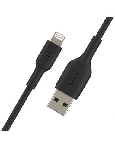 Belkin CAA001BT2MBK cable de conector Lightning 2 m Negro