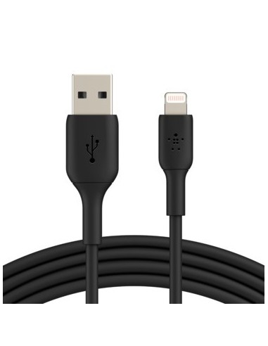 Belkin CAA001BT3MBK cable de conector Lightning 3 m Negro