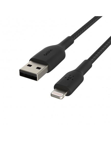 Belkin CAA002BT1MBK cable de conector Lightning 1 m Negro